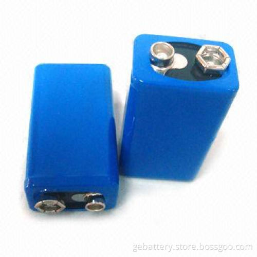 9V/1,200mAh Li-SOCl2 Alarm Battery with 10 Years Warranty and 1.5mA Standard Discharge Current